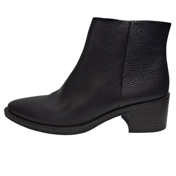 Ecco Women's Shape 35 Sartorelle Western Goth Blacked Heel Mid Ankle Boots S 7.5 - Picture 3 of 17